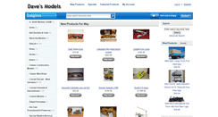 Desktop Screenshot of davesmodels.com